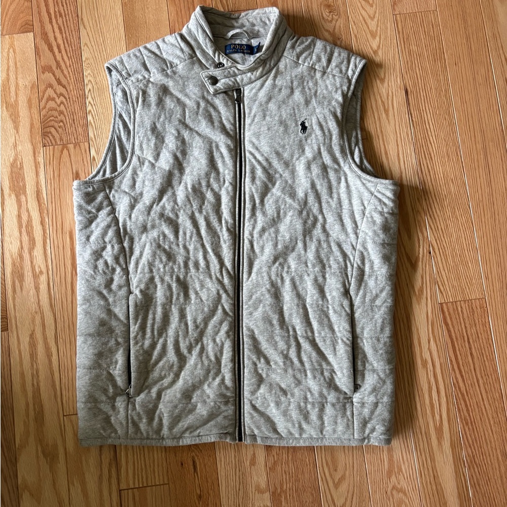 Polo by Ralph Lauren Gray Quilted Vest
